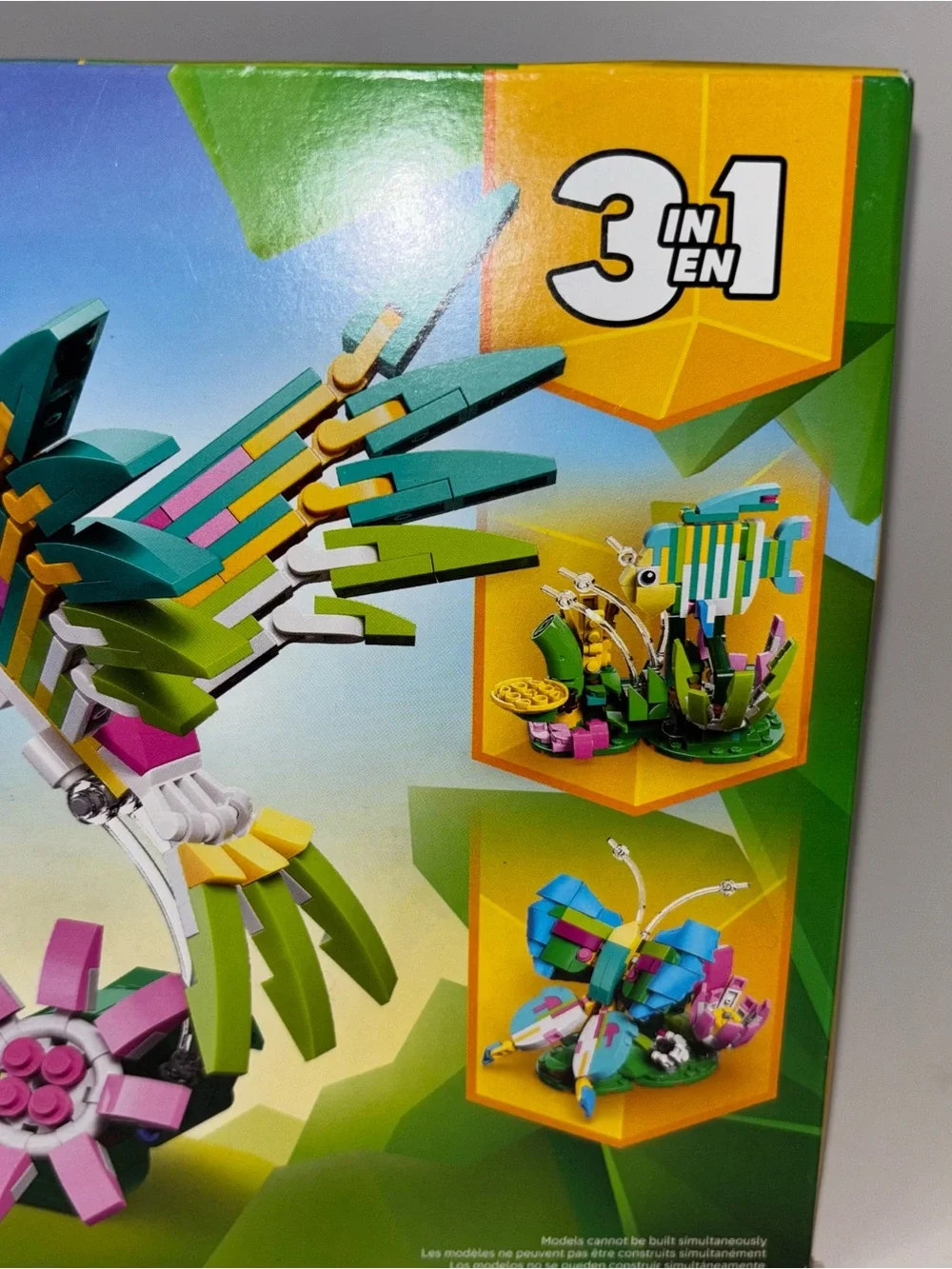 LEGO 31384 Creator 3 in 1 Wild Animals: Colorful Hummingbird Building Toy